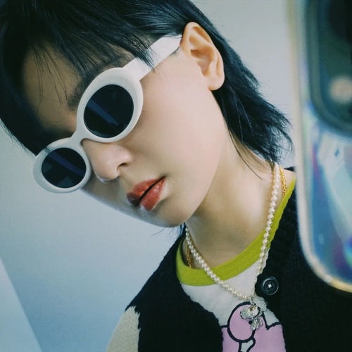 Purple oval sunglasses new slimming sunglasses high-end concave shape sunglasses anti-UV for women