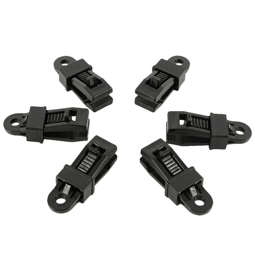 Outdoor camping tent windproof fixing plastic clip multi-functional tent hook awning clip camping accessories