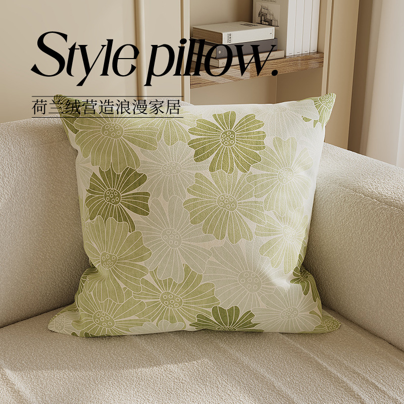家庭用のシンプルなソファの抱き枕カバーは芯を含まないです。