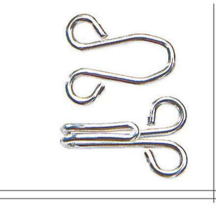 Горячая продажа поставка 10 # защита окружающей среды медный воротник крючок с пуговицей крючок для воротника ветровка воротник крючок ветровая пряжка