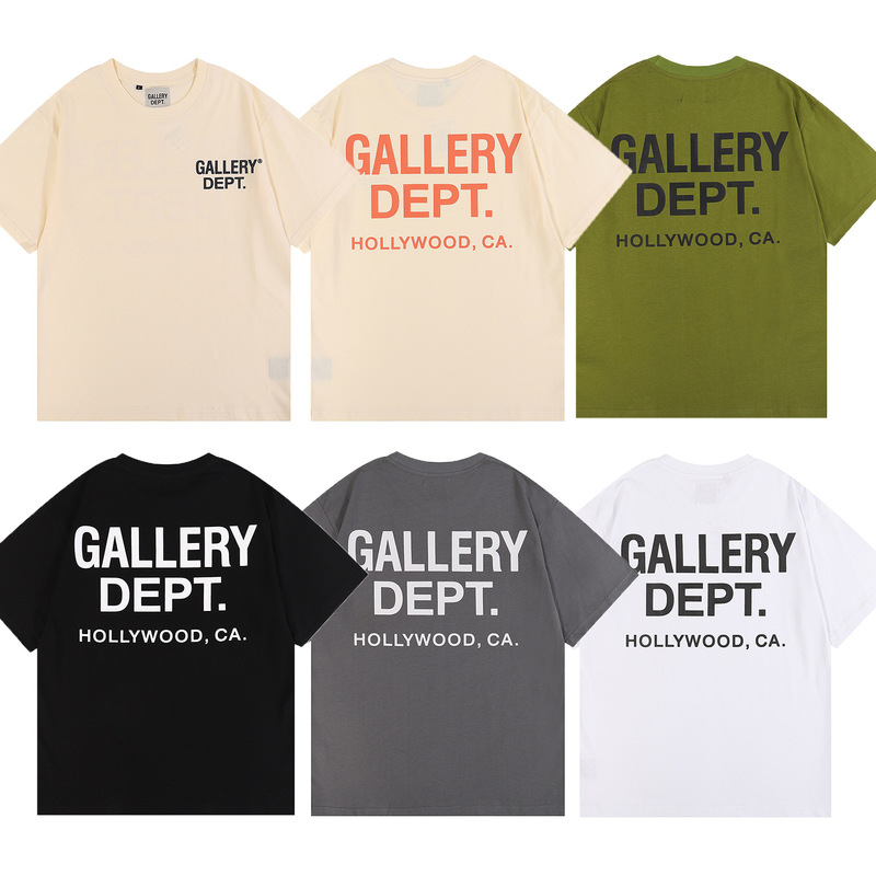 Gallery Dept 2022 summer new T-shirt men and women couples bottoming shirt loose personality a generation of hair Gallery Dept 2022 summer new T-shirt men and women couples bottoming shirt loose personality a generation of hair
