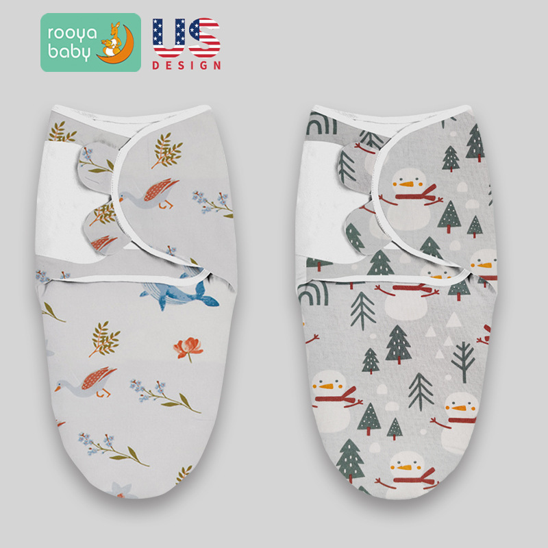 Edredón de algodón puro Four Seasons universal anti-kick toalla edredón anti-shock Toalla de pañales para bebés recién nacidos saco de dormir para bebés