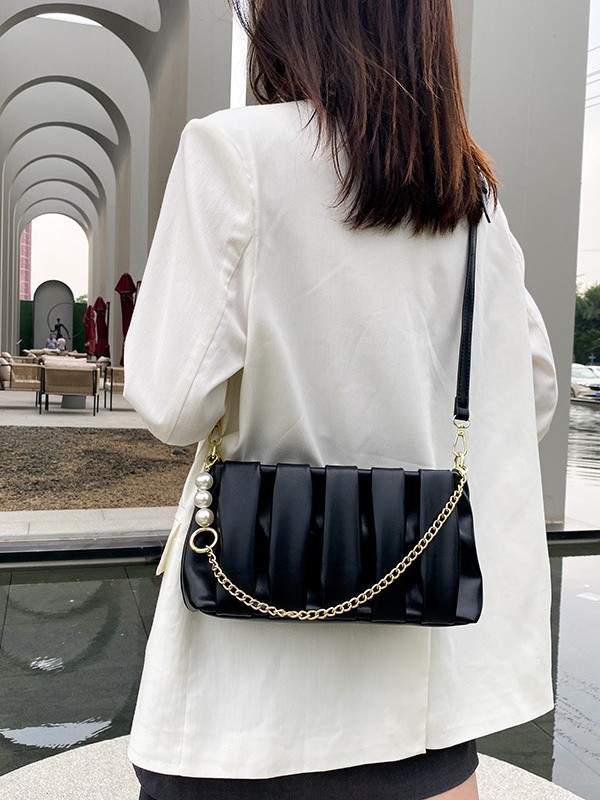 Bolso de moda coreano plegado para mujeres 2026 verano nuevo nicho de lujo pequeño bolso cuadrado de alta calidad de viaje de hombro mochila
