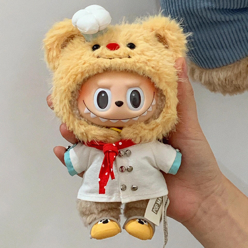 手工原创拉布布labubu娃衣套装马卡龙一代二代着替17厘米玩偶衣服|undefined
