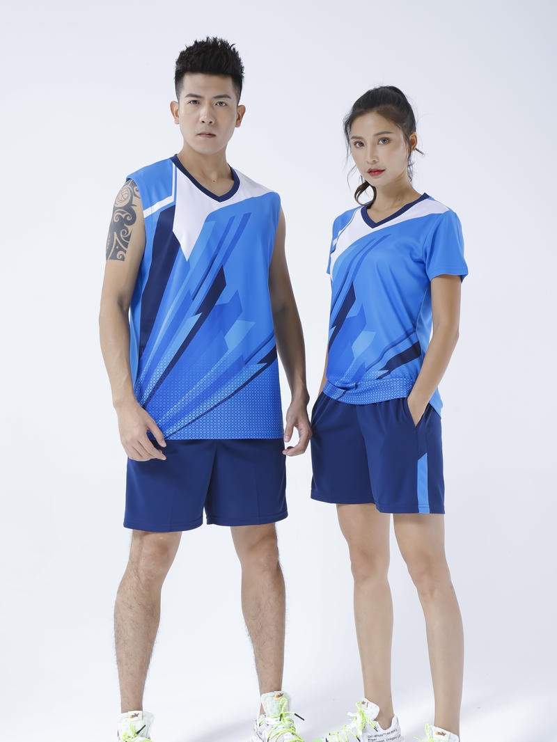 Quick dry breathable summer sports suit for men and women for…
