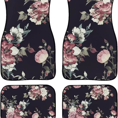 Dirt-resistant Comfortable Universal Mat, Avtomobil döşəmə paspasları - car-floor-mats-8-two-pairs-of-35454868cm