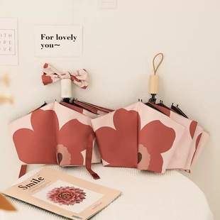 Umbrella for Women, Rain or Shine, Student High-Looking Ins Style Foldableing Sun Protection and Anti-Uv Automatic Sunshade Sun Umbrella