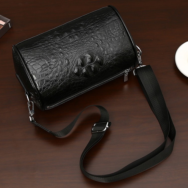 Men's Fashion Business Handbag Crocodile Pattern Shoulder Bag Briefcase Computer Gift Crossbody Bag_voghion.com