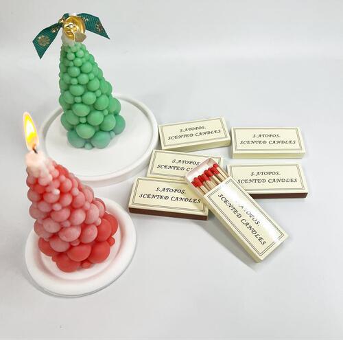 Wholesale Scented Candle Matchbox Creative Fashion Antique Matchbox Cakery Store Home Use