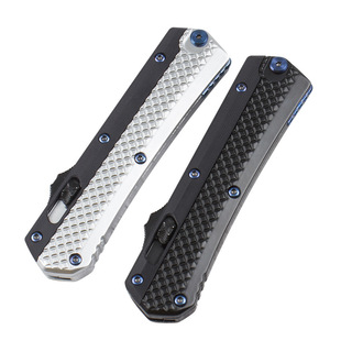 Micro-technology Micro-technology Snake God Snake Lin Zinc Alloy Inlaid G10 Handle Portable Defense Tool EDC Cross-border