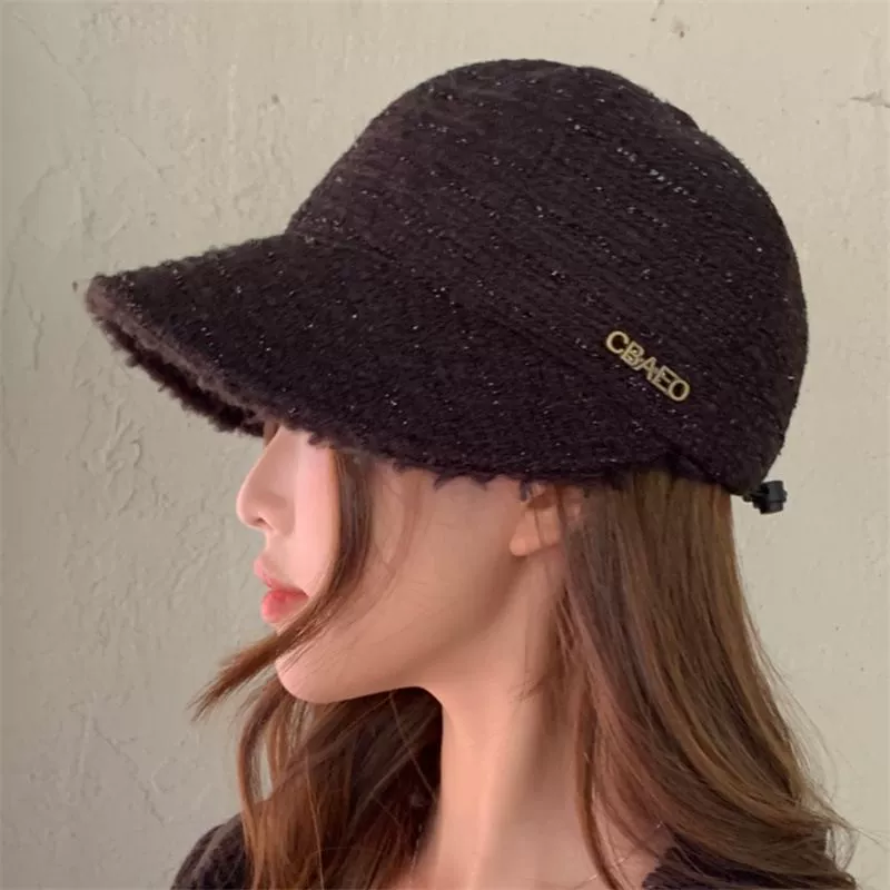 Demi-season hat, double-sided keep warm fashionable cap, increased thickness
