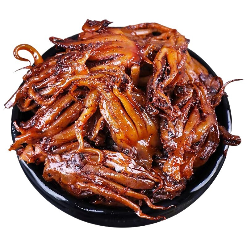 休闲头香铁板大袋500g麻辣烧烤鱿鱼须麻辣鱿鱼丝鱿鱼零食小吃|undefined