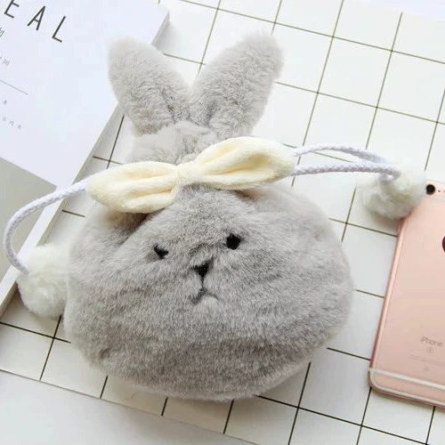 Брендовая мультяшная сумка для хранения, organizer bag с бантами, с маленькими медведями, шнуровка
