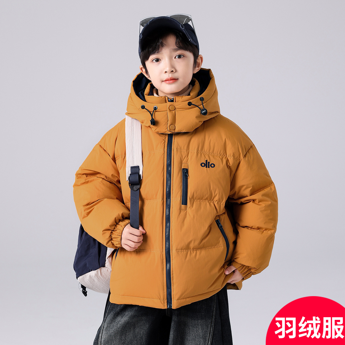 奇斯熊-D5033冬50绒羽绒服