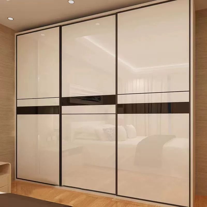 W6 Highlight Wardrobe Gate Customized Home Beds Pushing Door Moving Gate Molescase Gate Customize Simple Western Qi -resistant and wear -resistant