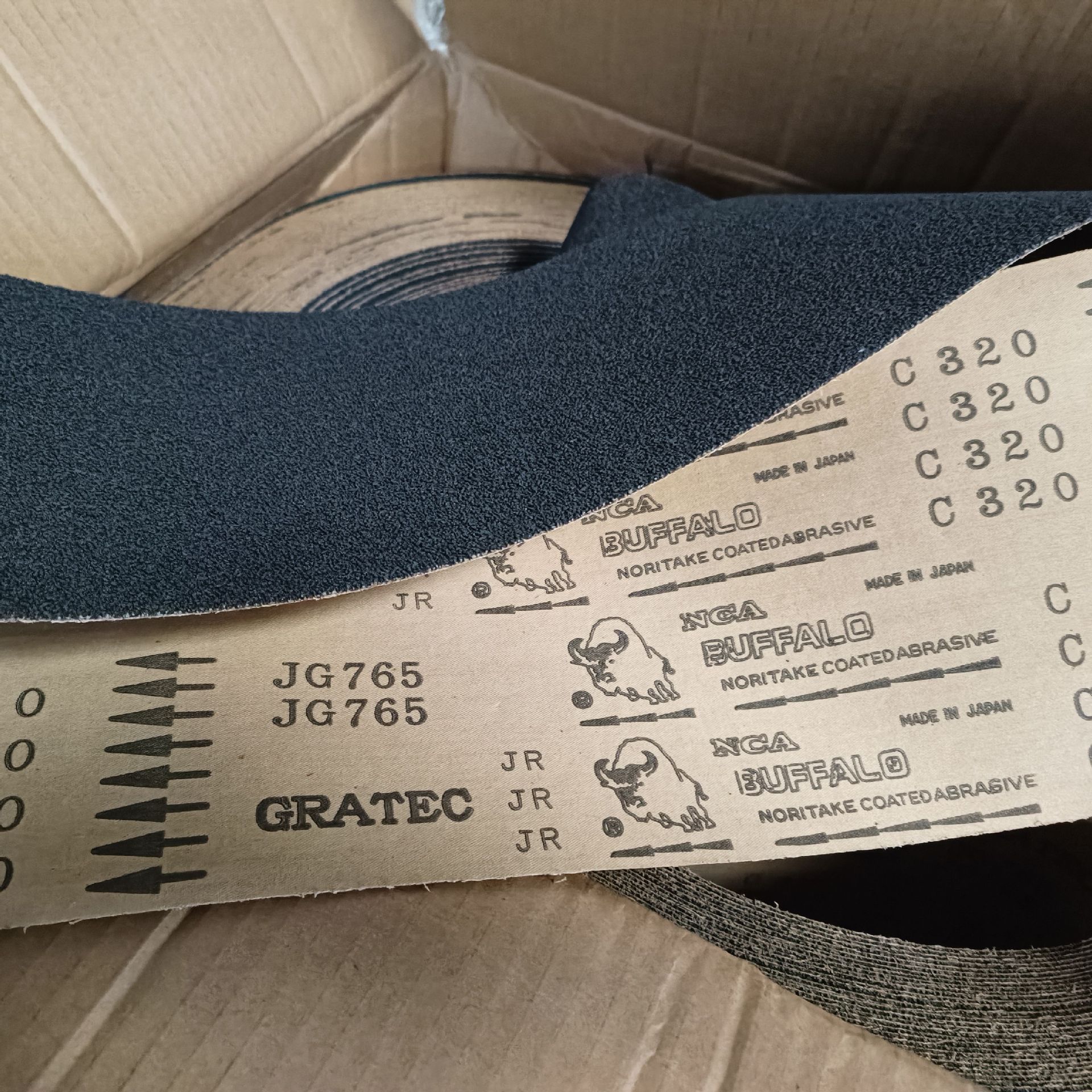 日本野牛JG765堆积磨料砂带