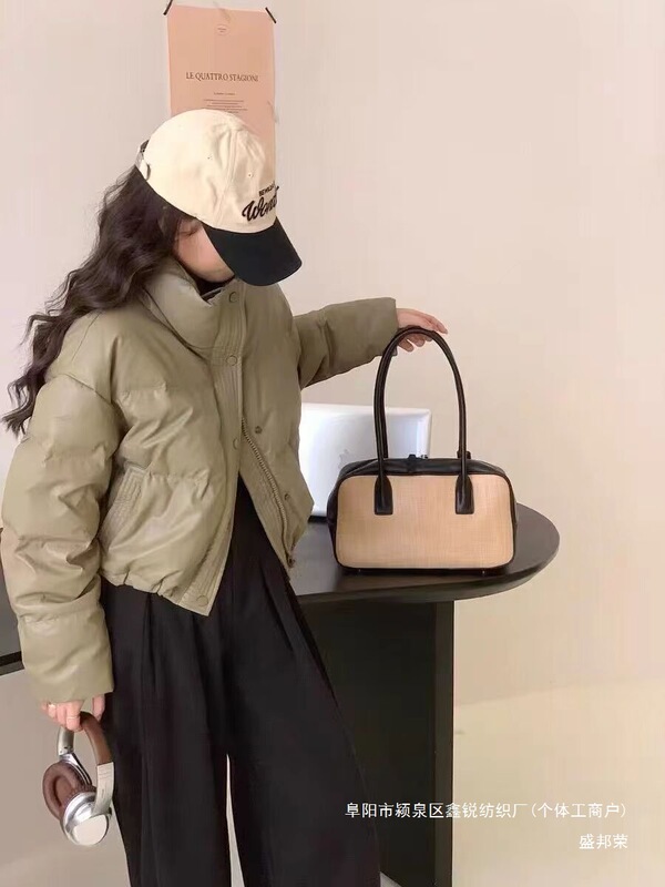 厂家直销免洗PU皮棉服女短款2025新款冬季加厚宽松面包服时尚棉衣|undefined