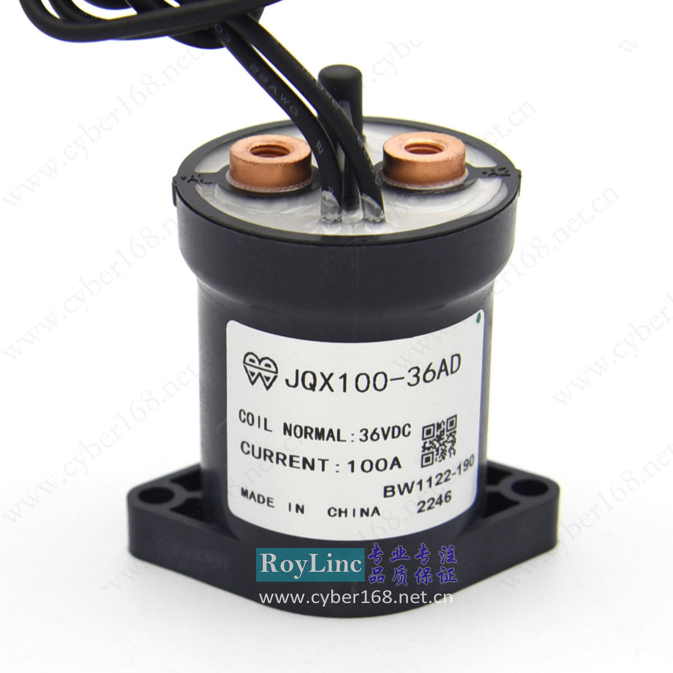 450V 100A 36V线圈JQX100-36AD直流继电器电动摩托车堆高车挖掘机