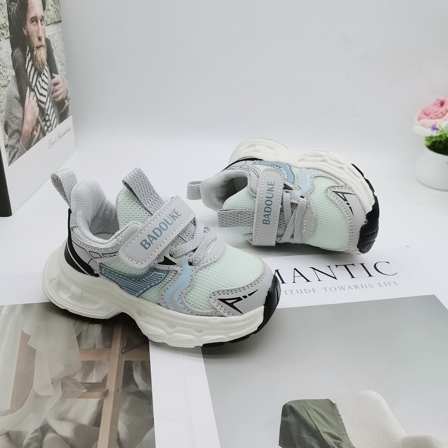 Zapatos deportivos Badoke nuevos para niños, tallas 22-31, zapatos para niños, zapatos de suela blanda para bebés, zapatos para niñas pequeñas