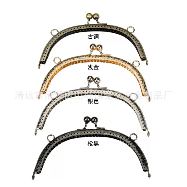 Spot 16.5 Curved Embossed 12.7 Bead Head Gold DIY Accessories Material Package Gold Embroider Bag Accessories
