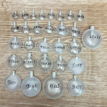 工厂现货BB叫气囊圆形透明捏捏叫BB叫气囊EVA塑胶玩具配件发声器