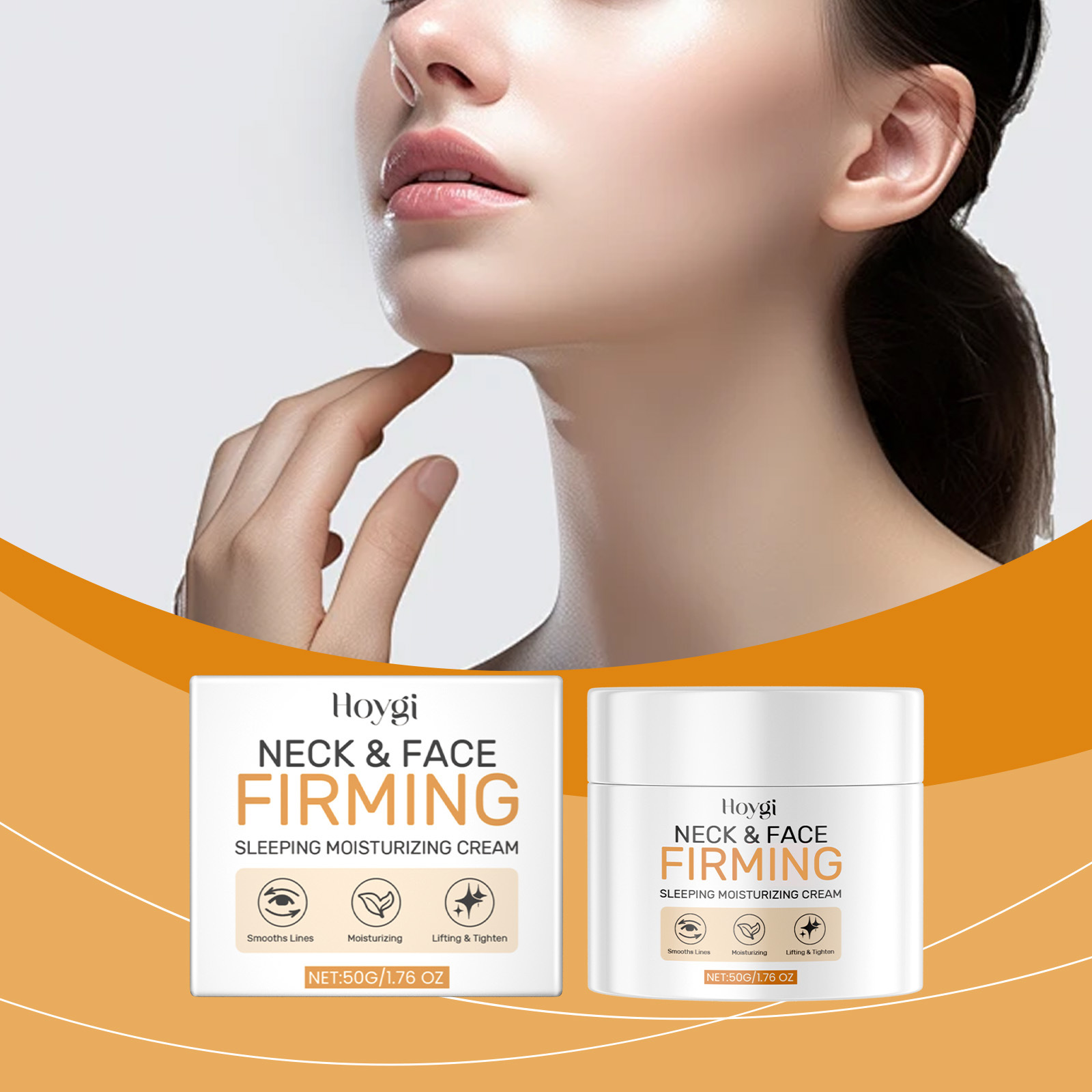 Hoygi Collagen Moisturizing Cream Gentle and Nourishing Skin Moisturizing Cream for Soft and Supple Facial Skin