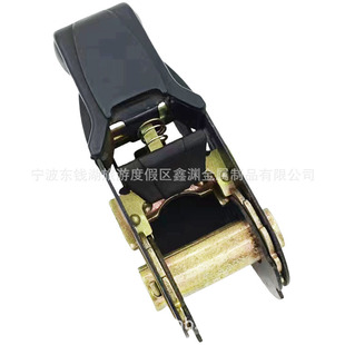 400Dan 1inch Plastic Handle Galvanized Ratchet Buckle 25mm 800kg Black Tensioner Cargo Control