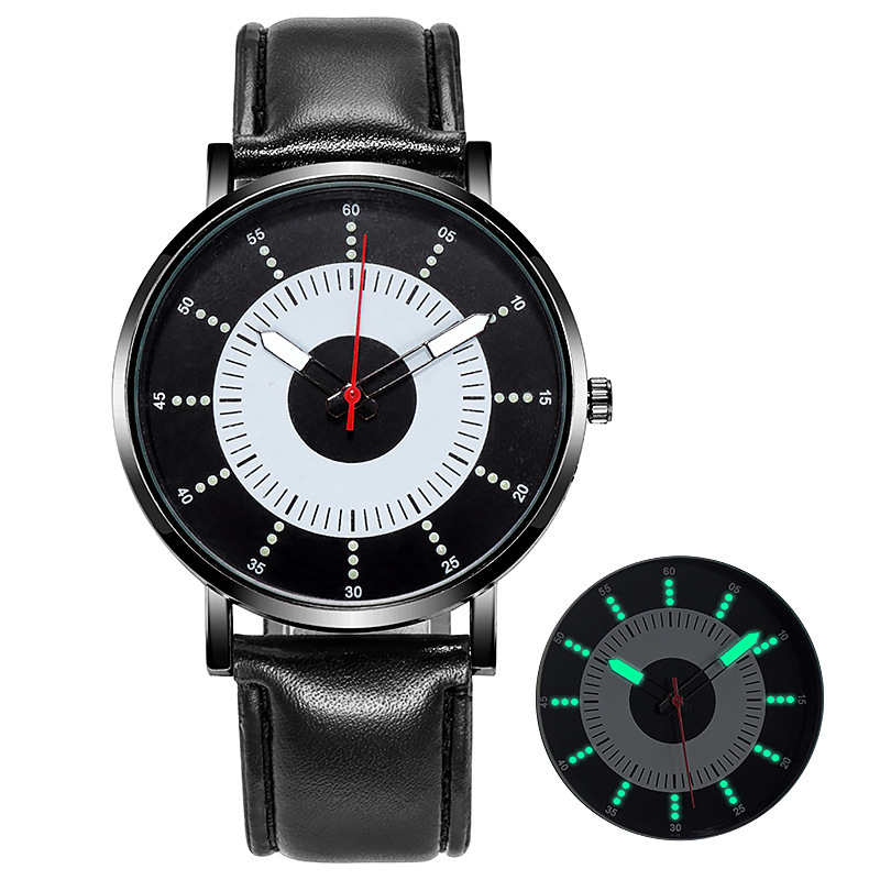Men's Quartz Watch Ultra-thin Luminous Belt Men's Analog Clock_voghion.com