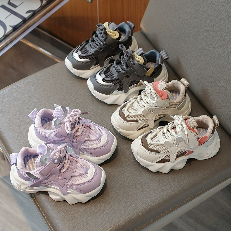 Детская обувь Детская спортивная обувь 2024 Осень легкая нескользящая повседневная обувь для мальчиков