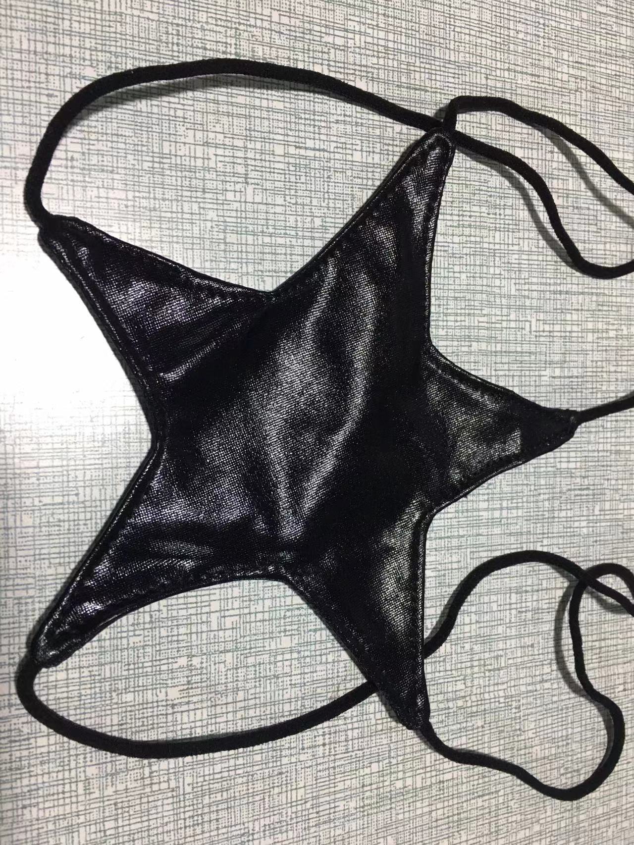 AliExpress eBay venta caliente Europa y América 2024 nuevo estilo estrella de cinco puntas correa sexy sujetador sexy ropa interior mujer