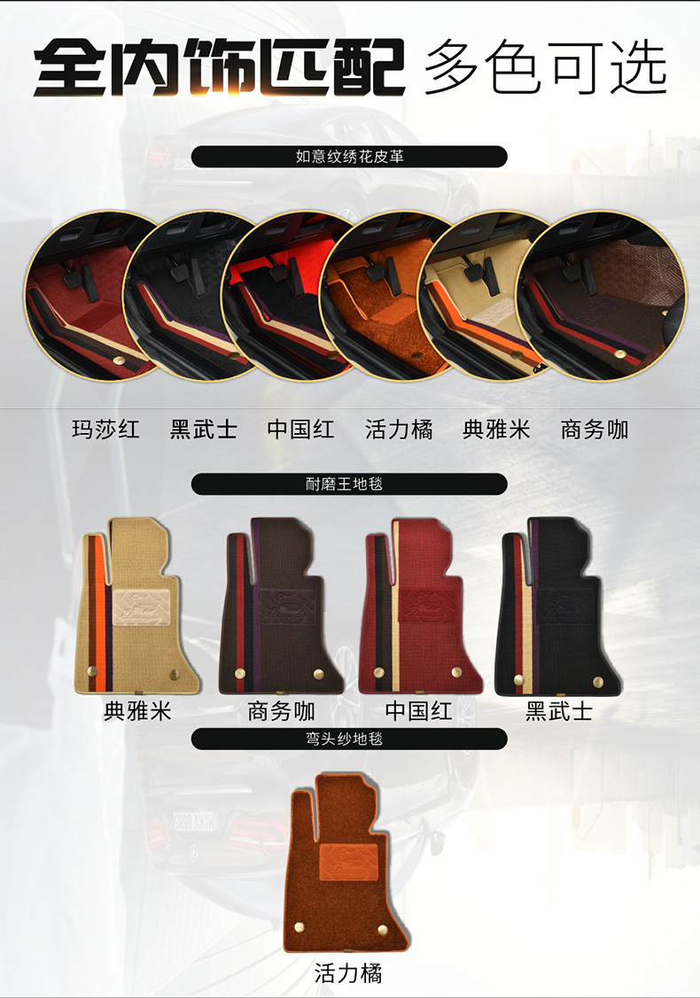 17-20 Dongfengguang Honda Crown Roadurv Floor Mats 36 Full Coverage Floor Rubber Mats Car Special Floor Mats