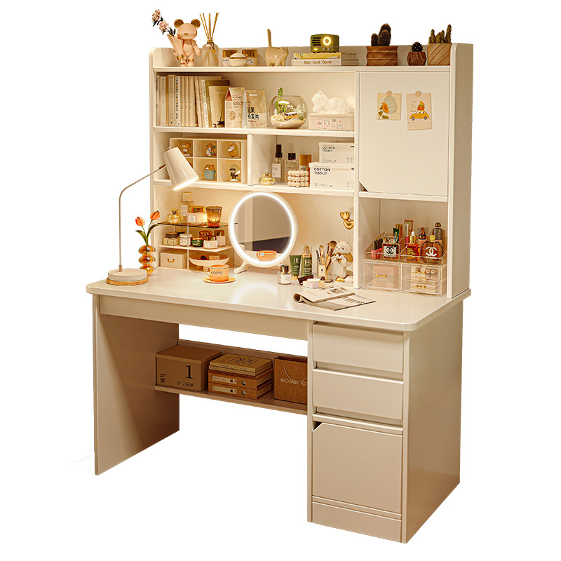Escritorio de computadora, mirror en un dormitorio, simple y moderno, 2025 nuevo armario de maquillaje de niñas de lujo