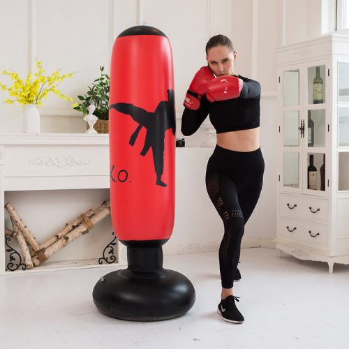 Amazon Toys Inflatable Boxing Post Vertical Adult Inflatable Boxing Sandbag 1.6 Meter Inflatable Tumbler Wholesale