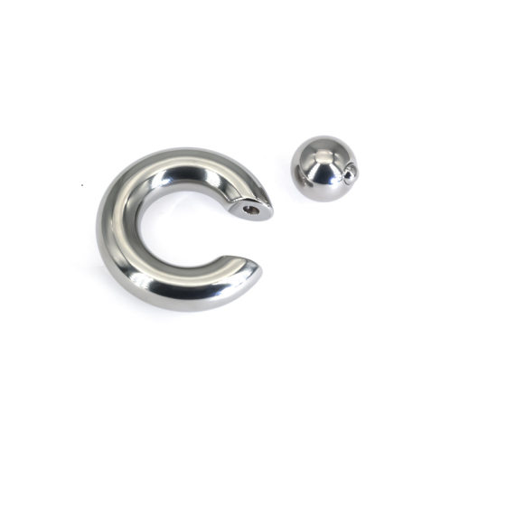 316L stainless steel large size PA ring puncture universal ring spring ball accessories 6-14mm puncture DIY accessories