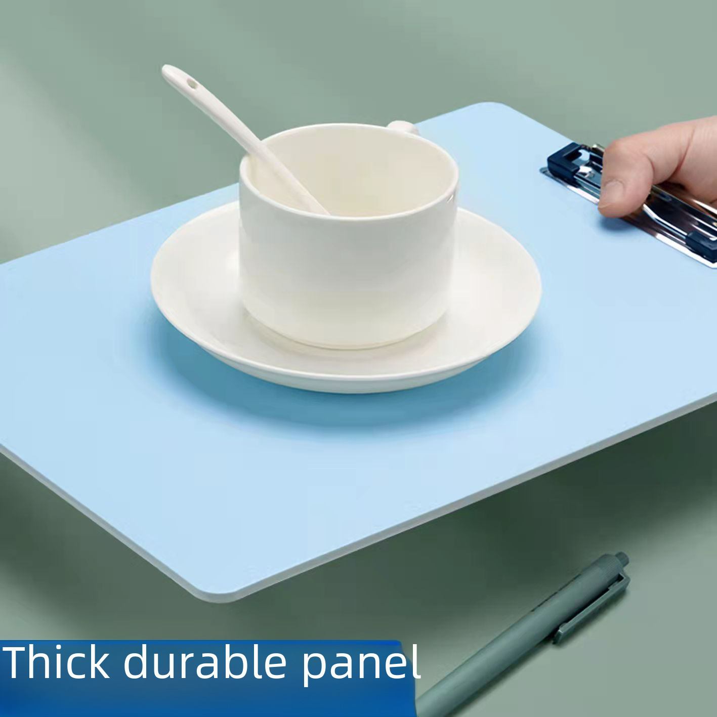 (2개) 파일 부목 사무용품 블랙 PP 폼 두꺼운 쓰기 보드 학생 A4 MORANDI 컬러 플레이트 클램프 도매