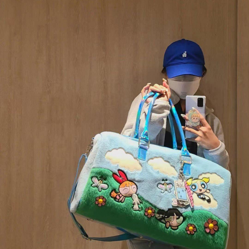 飞天小女警手提袋包行李包大容量