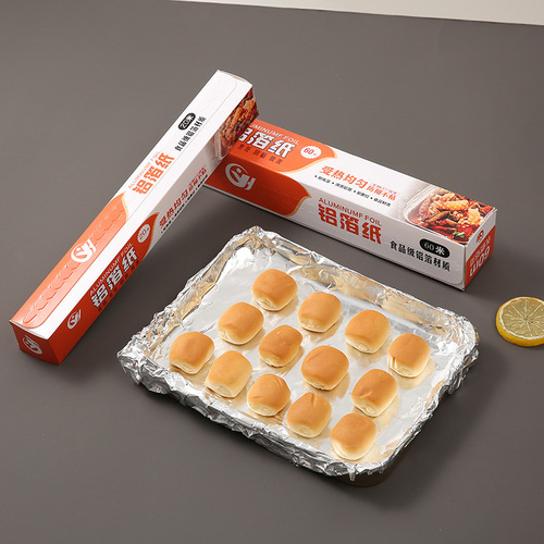 Factory direct sale food-grade aluminum foil paper barbecue baking tray tin foil commercial aluminum foil oven-specific baking tin foil