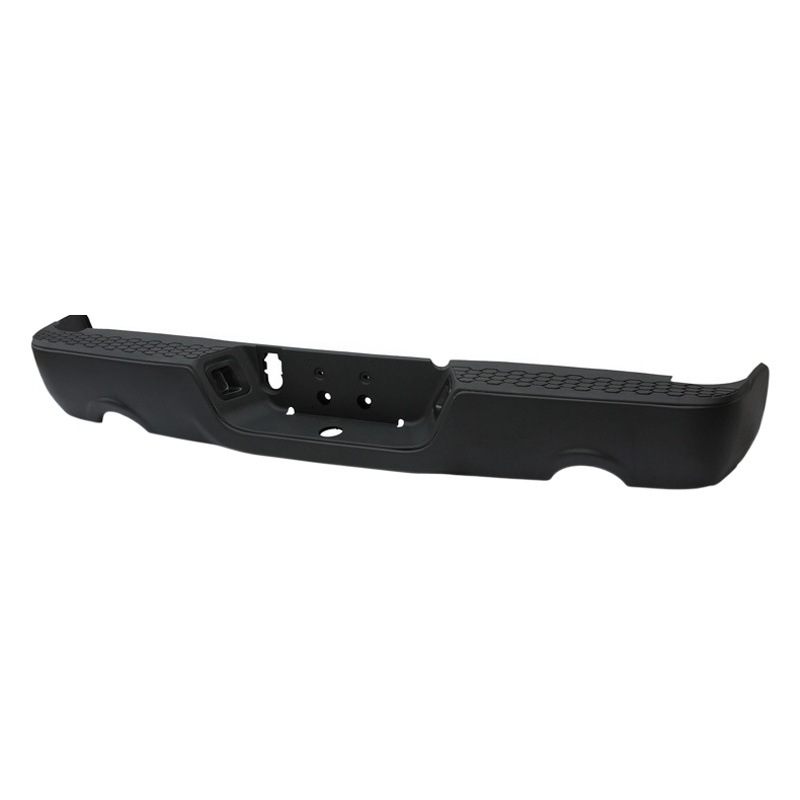 Adecuado para el parachoques trasero de Dodge Ram1500 2009-2018, modelo original Ram en color negro con ventilaciones de escape.