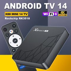 X 88 mini 14 TV外国貿易セットトップボックスwifi6 android 14ネットプレーヤーハイビジョンtv box卸売り
