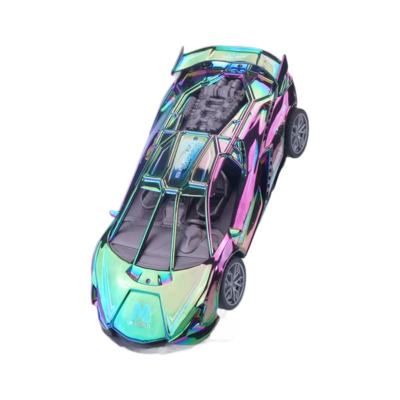 Nuevo coche de inercia acústica y óptica para niños juguetes modelo de coche deportivo de carreras juguetes acústicos y ópticos juguetes adornos juguetes al por mayor