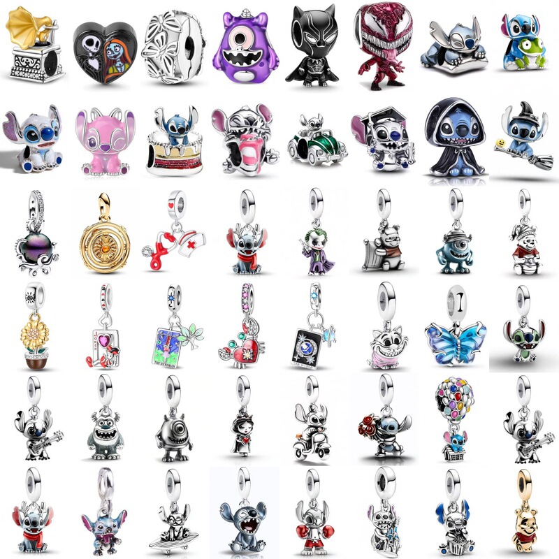 2026 New Cross-Border Foreign Trade Pan-Style Alloy Beaded Cartoon Anime Character DIY Bracelet Accessories Jewelry