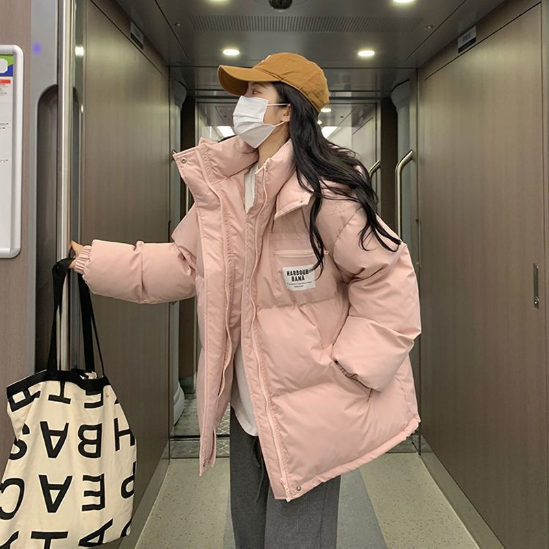 加厚棉衣棉服女小个子冬季韩版宽松学生面包服短款棉袄外套潮保暖