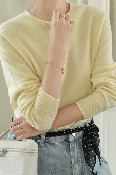 Cauliflower yellow (round neck)