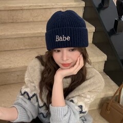 秋冬季加厚加大针织帽子男女防风护耳保暖针织帽骑车户外出游冷帽