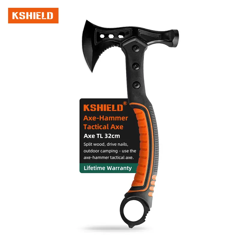 多功能户外斧子露营手斧战术斧头可随身尼龙手柄登山作战斧