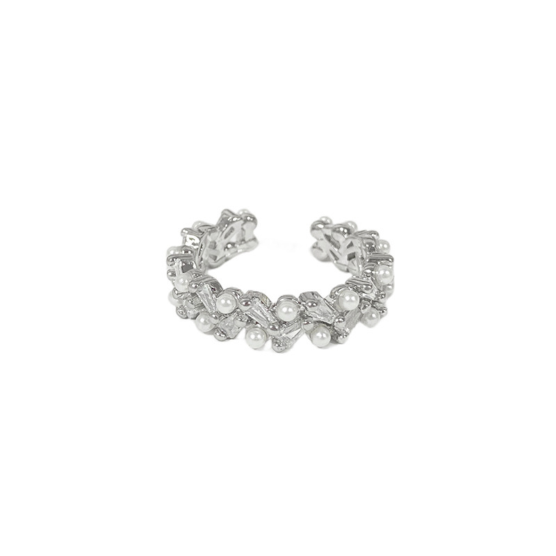 Offener Kupferring Für Damen Mit Zirkonia Im Luxus Design_voghion.com