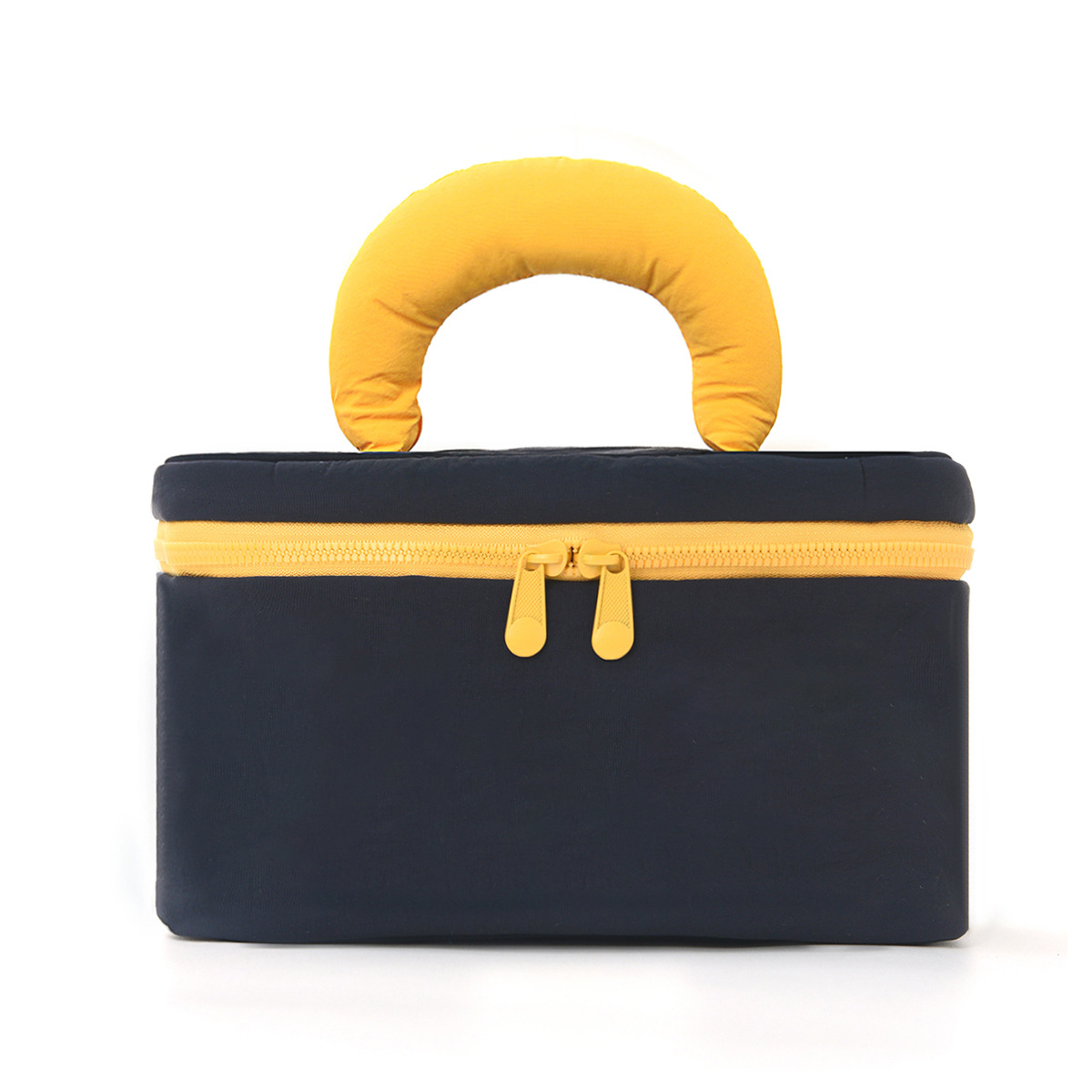 Feihong Cross-Border Cotton Candy Lid-and-Base Cosmetic Storage Bag, Portable Large-Capacity High-Value Makeup Bag_voghion.com