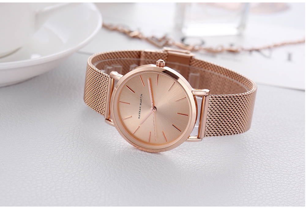 Elegant Solid Color Jewelry Buckle Quartz Women's Watches display picture 19