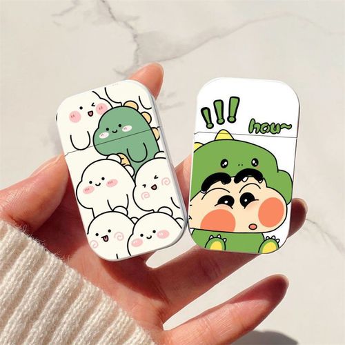 Cartoon pink flame windproof lighter, high-looking, cute, creative, male and female internet celebrity, personalized couple gift