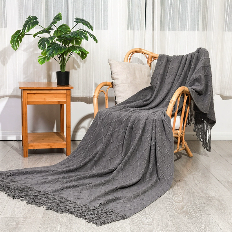 Плед для дивана, одеяло, отель Best Bed, Вставить салфетки офиса кондиционера, без сна, кондиционируемое вязание одеяла